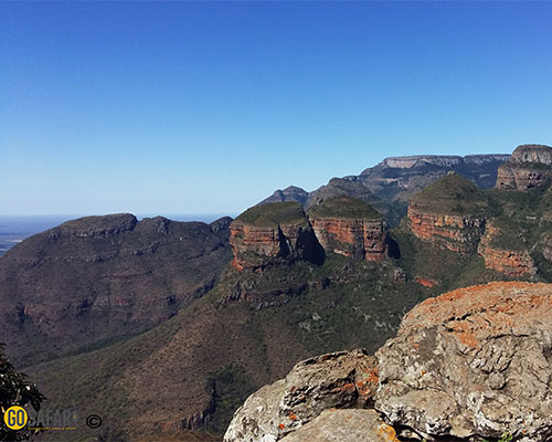 The Three Rondawels in the Blyde River Canyon The Blyde River Canyon