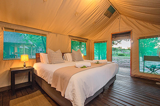 Shindzela Tented Safari Camp double tent Shindzela Tented Safari Camp
