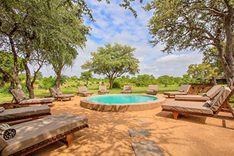 Shindzela Tented Safari Camp swimming pool area Shindzela Tented Safari Camp