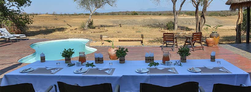 Tangala ready for lunch Tangala Safari Camp