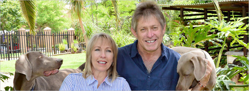 Glen & Susan Findlay - owners of Go SAfari Glen & Susan Findlay - owners of Go SAfari
